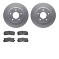Dynamic Friction Co 4302-52005, Geospec Rotors with 3000 Series Ceramic Brake Pads, Silver 4302-52005